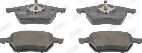 Jurid 571900JC - Тормозные колодки, дисковые, комплект www.autospares.lv