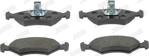 Jurid 571914J - Тормозные колодки, дисковые, комплект www.autospares.lv