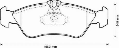 Jurid 571910J-AS - Brake Pad Set, disc brake www.autospares.lv