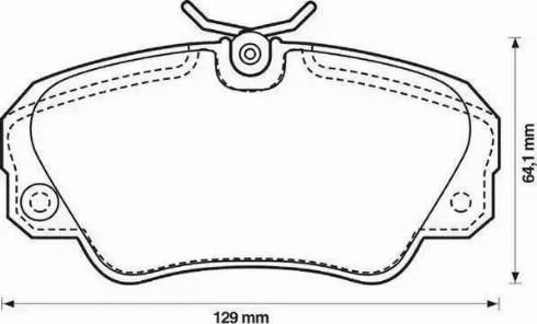 Delphi LP0848 - Brake Pad Set, disc brake www.autospares.lv