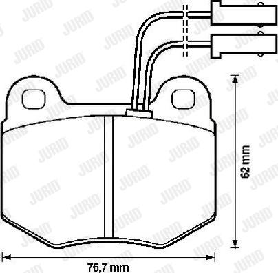 Lucas Electrical GDB 611 - Bremžu uzliku kompl., Disku bremzes www.autospares.lv