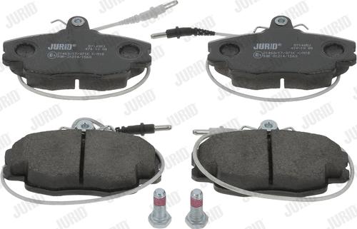 Jurid 571405J - Brake Pad Set, disc brake www.autospares.lv