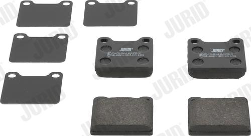 Jurid 571417J - Brake Pad Set, disc brake www.autospares.lv