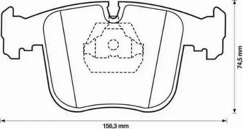 Jurid 571485J-AS - Bremžu uzliku kompl., Disku bremzes www.autospares.lv