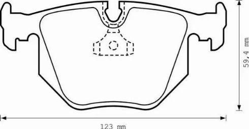 Jurid 571545J-AS - Brake Pad Set, disc brake www.autospares.lv