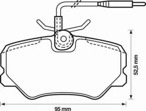 Jurid 571510J-AS - Bremžu uzliku kompl., Disku bremzes www.autospares.lv