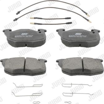 Jurid 571524J - Brake Pad Set, disc brake www.autospares.lv