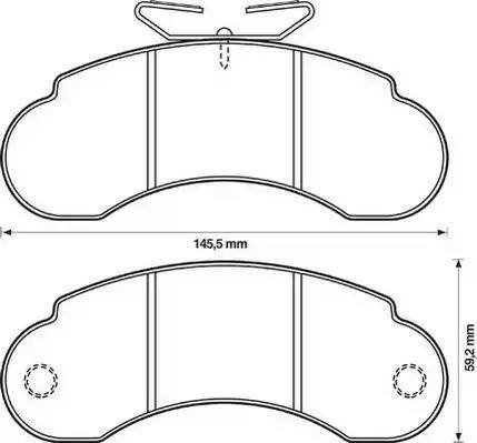 Jurid 571521J-AS - Bremžu uzliku kompl., Disku bremzes www.autospares.lv