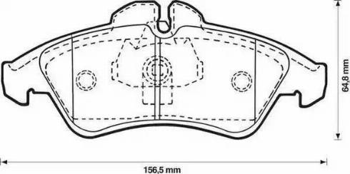 Lemförder 20542 04 - Bremžu uzliku kompl., Disku bremzes www.autospares.lv