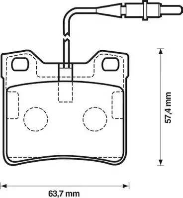 Jurid 571845J-AS - Bremžu uzliku kompl., Disku bremzes www.autospares.lv