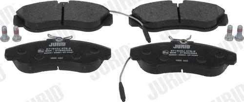 Jurid 571840J - Brake Pad Set, disc brake www.autospares.lv