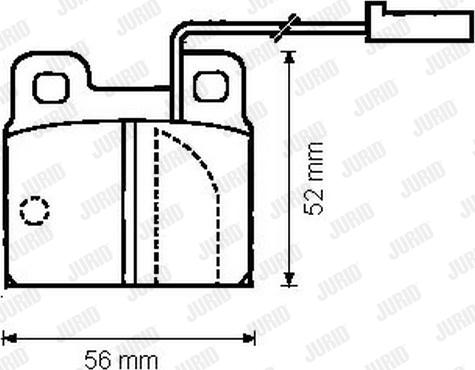 Jurid 571861J - Brake Pad Set, disc brake www.autospares.lv