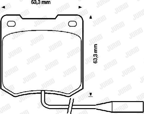 Jurid 571817J - Bremžu uzliku kompl., Disku bremzes www.autospares.lv