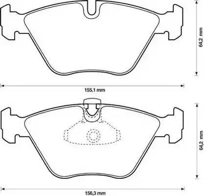 Jurid 571880J-AS - Тормозные колодки, дисковые, комплект www.autospares.lv