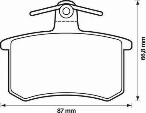 Lemförder 20613 04 - Bremžu uzliku kompl., Disku bremzes autospares.lv