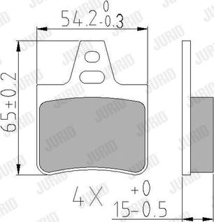 Jurid 571363J - Bremžu uzliku kompl., Disku bremzes www.autospares.lv