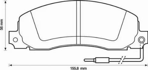 Jurid 571306J-AS - Тормозные колодки, дисковые, комплект www.autospares.lv