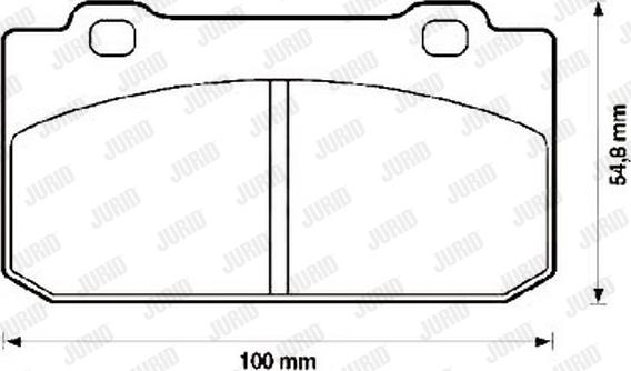 Jurid 571314J - Bremžu uzliku kompl., Disku bremzes www.autospares.lv