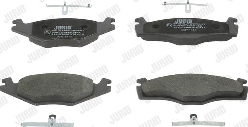 Jurid 571316J - Brake Pad Set, disc brake www.autospares.lv