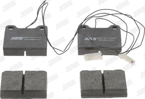 Jurid 571384J - Brake Pad Set, disc brake www.autospares.lv