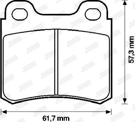 Jurid 571388J - Bremžu uzliku kompl., Disku bremzes www.autospares.lv