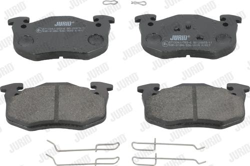 Jurid 571334J - Brake Pad Set, disc brake www.autospares.lv