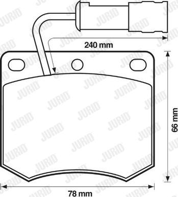 Jurid 571298J - Bremžu uzliku kompl., Disku bremzes www.autospares.lv