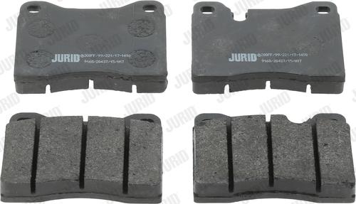 Jurid 571260J - Brake Pad Set, disc brake www.autospares.lv