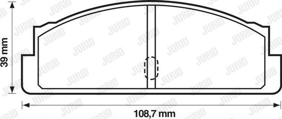 Jurid 571226J - Bremžu uzliku kompl., Disku bremzes autospares.lv