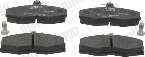 Jurid 573948J - Brake Pad Set, disc brake www.autospares.lv