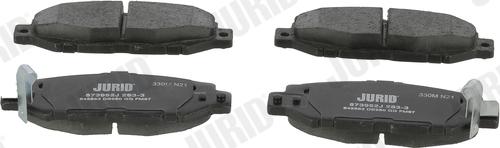 Jurid 573952J - Brake Pad Set, disc brake www.autospares.lv