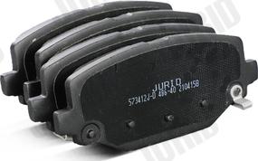 Jurid 573412J-D - Bremžu uzliku kompl., Disku bremzes www.autospares.lv