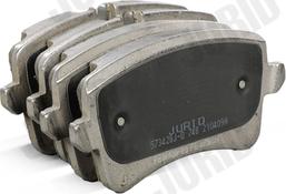 Jurid 573428J-D - Bremžu uzliku kompl., Disku bremzes www.autospares.lv