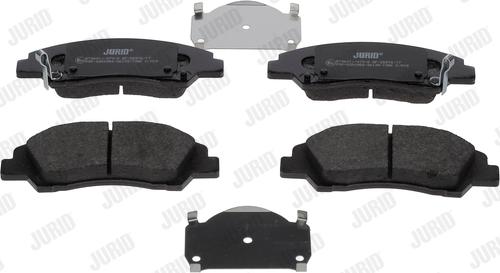 Jurid 573691J - Bremžu uzliku kompl., Disku bremzes www.autospares.lv