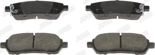 Jurid 573648J - Тормозные колодки, дисковые, комплект www.autospares.lv