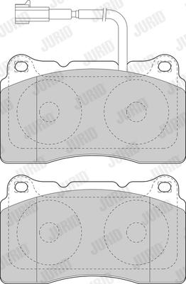 Jurid 573637J - Bremžu uzliku kompl., Disku bremzes www.autospares.lv