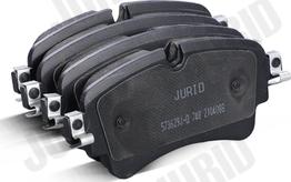 Jurid 573629J-D - Bremžu uzliku kompl., Disku bremzes www.autospares.lv