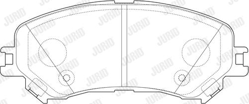 Jurid 573673J - Bremžu uzliku kompl., Disku bremzes www.autospares.lv