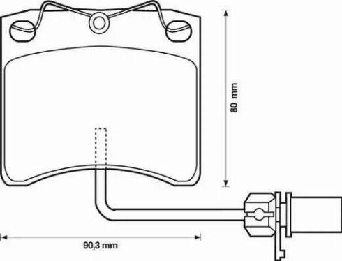 Jurid 573046J-AS - Bremžu uzliku kompl., Disku bremzes www.autospares.lv