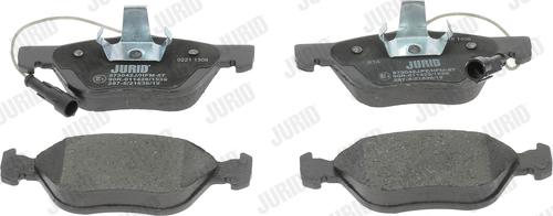 Jurid 573042J - Brake Pad Set, disc brake www.autospares.lv