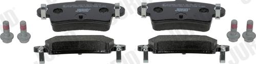 Jurid 573055J - Brake Pad Set, disc brake www.autospares.lv