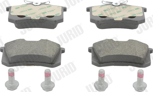 Jurid 573005J - Brake Pad Set, disc brake www.autospares.lv