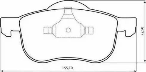 Jurid 573003J-AS - Bremžu uzliku kompl., Disku bremzes www.autospares.lv