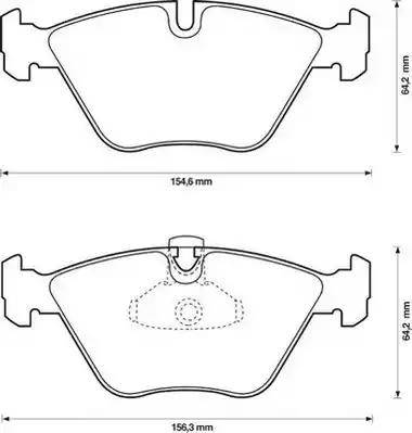 Jurid 573002J-AS - Bremžu uzliku kompl., Disku bremzes www.autospares.lv