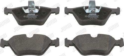 Jurid 573002J - Brake Pad Set, disc brake www.autospares.lv