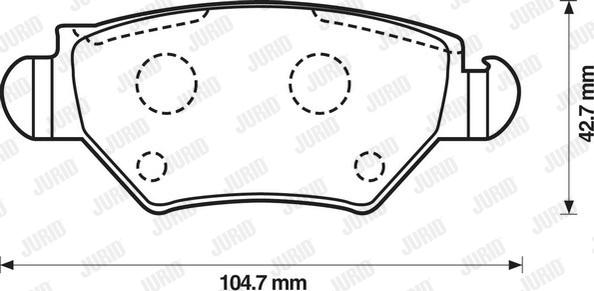 Jurid 573010J - Bremžu uzliku kompl., Disku bremzes www.autospares.lv