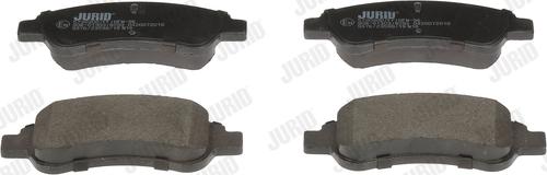 Jurid 573030D - Тормозные колодки, дисковые, комплект www.autospares.lv