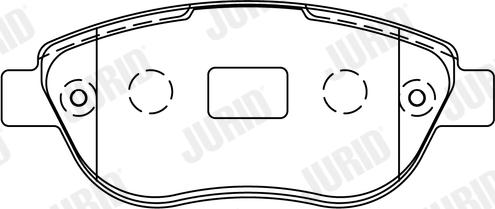 Jurid 573031J - Brake Pad Set, disc brake www.autospares.lv