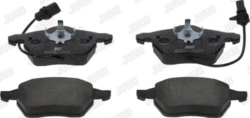 Jurid 573037D - Тормозные колодки, дисковые, комплект www.autospares.lv