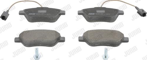 Jurid 573074J - Тормозные колодки, дисковые, комплект www.autospares.lv